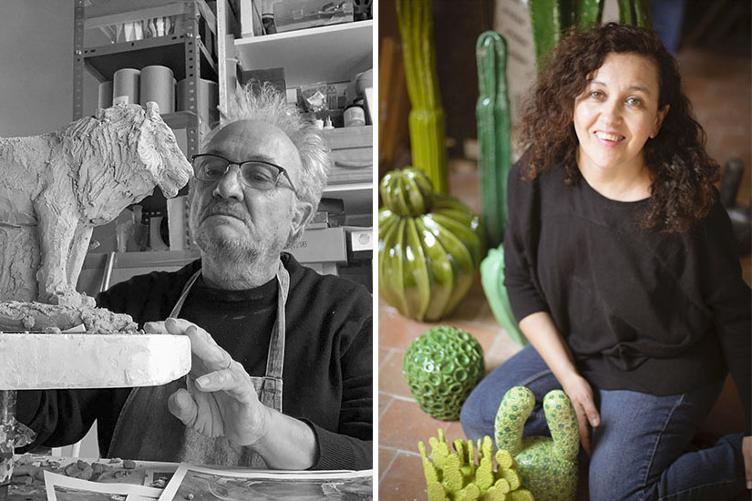 Compartir la aventura de desarrollar la propia creatividad Manuel Sánchez-Algora y Lina Cofán, artistas plásticos