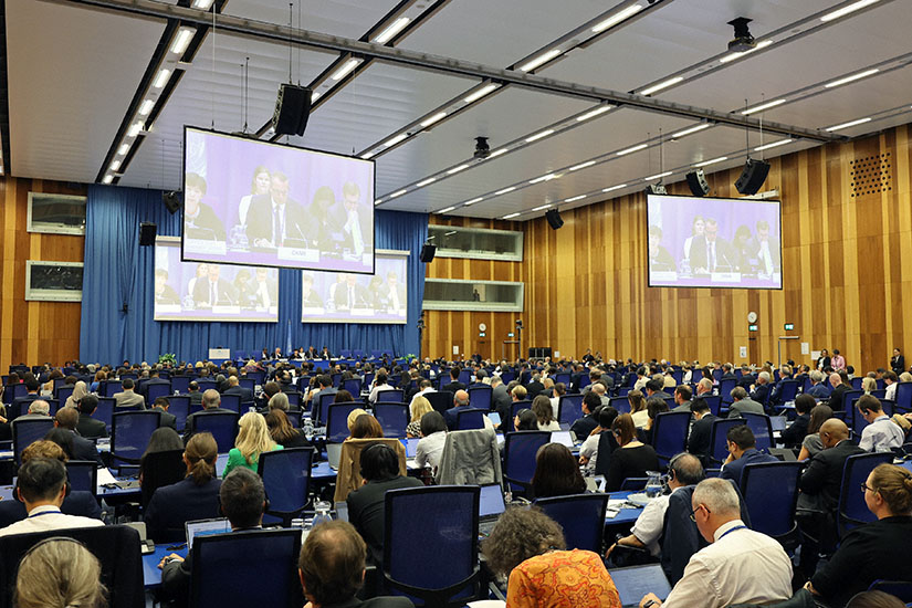 La SGI participa en la primera sesión del comité preparatorio del TNP En Viena, Austria